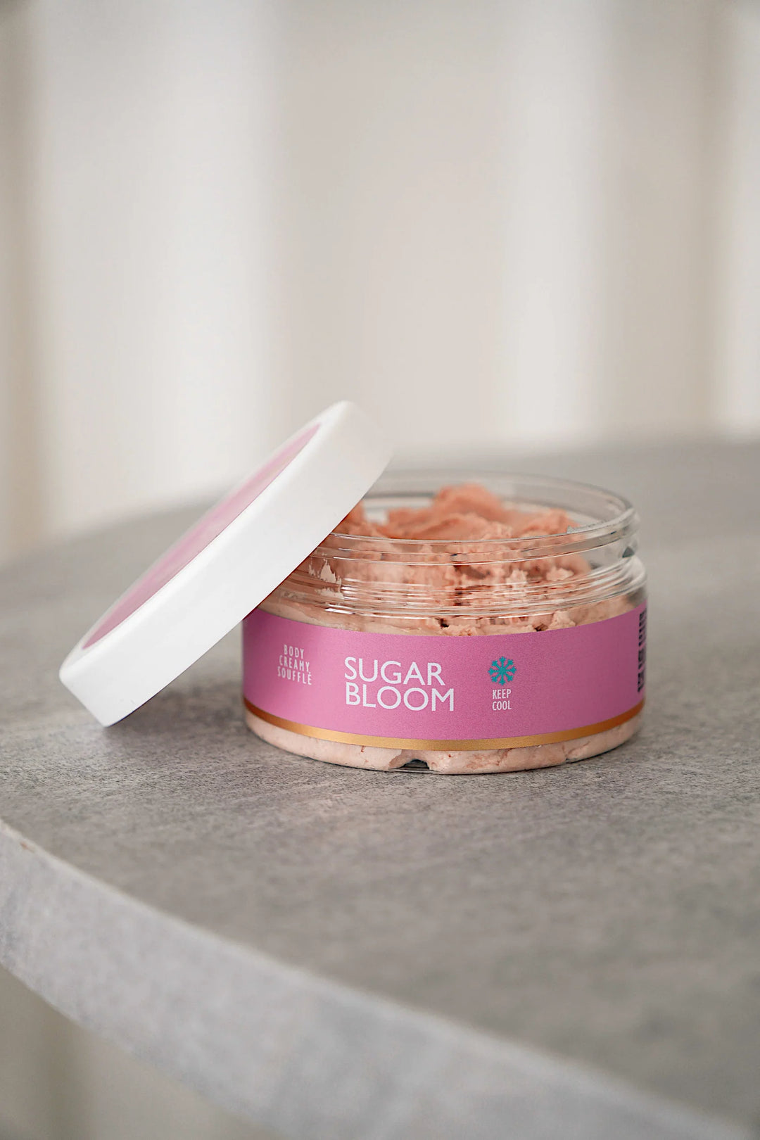 Švytintis kūno suflė-sviestas MALACHITE COSMETICS Sugar Bloom, 150g