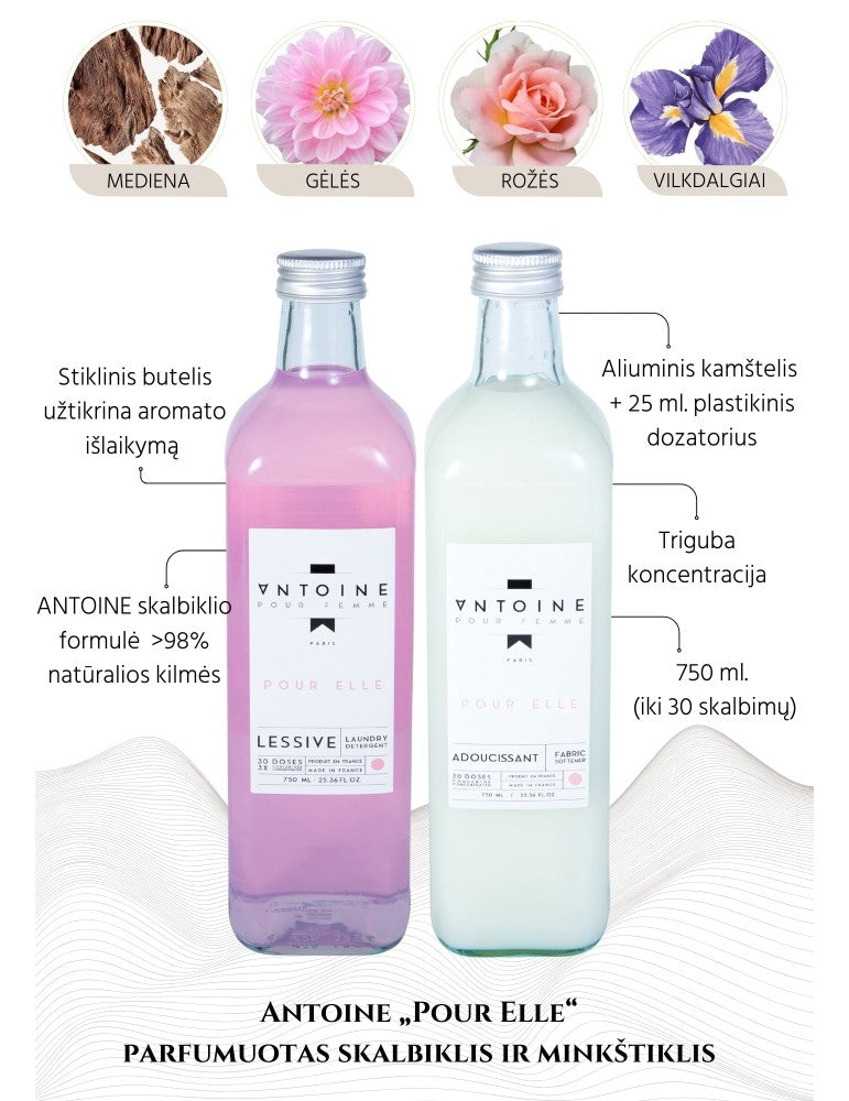 ANTOINE Skalbiklis „Pour Elle“ 750 ml