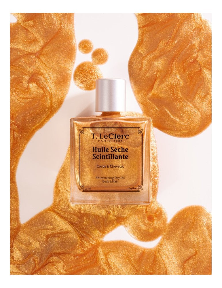 T.LECLERC sausas aliejus „SCINTILLANTE“ 50 ml.